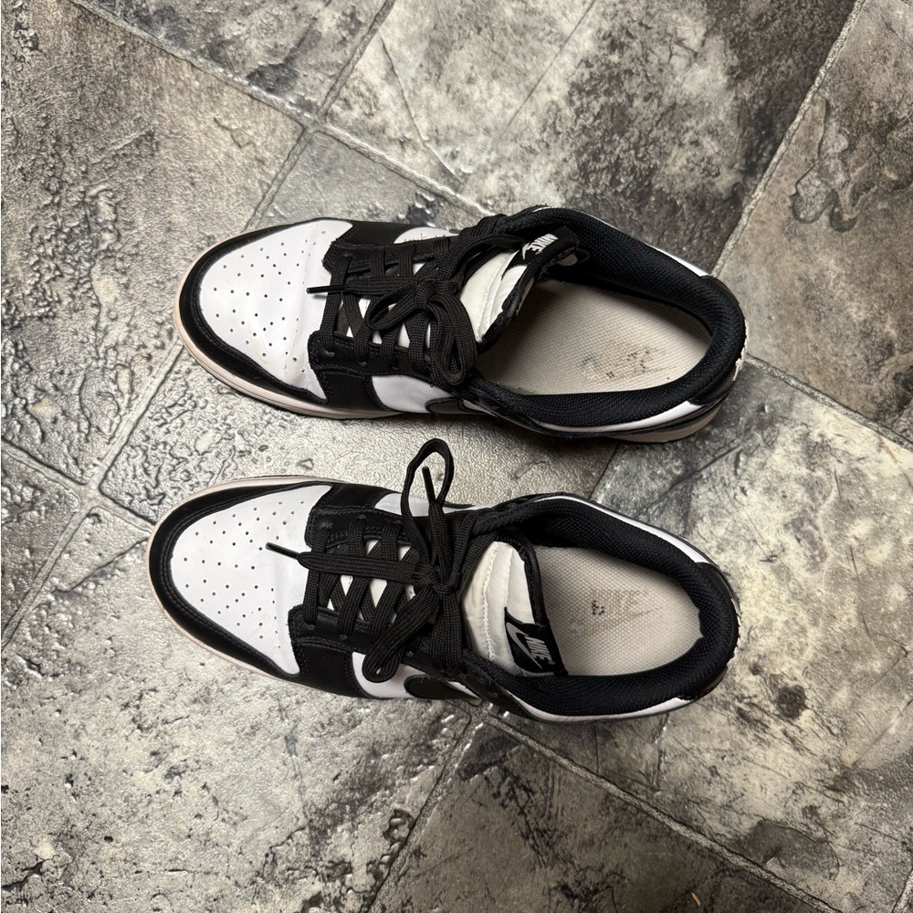 Nike women’s Black and White Dunks